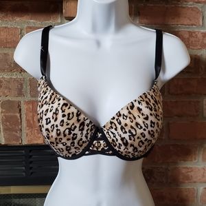 bebe Leopard Print Bra